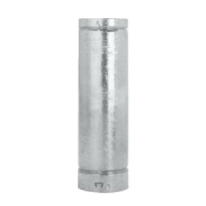 103060 Round Rigid Pipe, 3 in Dia, 60 in L, Aluminum/Galvanized Steel