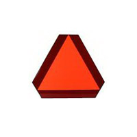 2P-CH SMV Safety Emblem, Fluorescent Orange Background