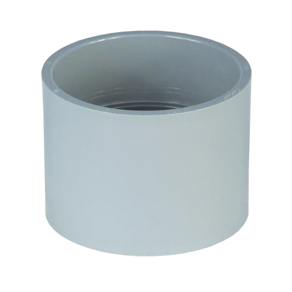 Carlon E940DR-CTN Standard Coupling, 1/2 in, 0.728 in ID x 1.1093 in OD Dia, 1-1/2 in L, PVC, Gray