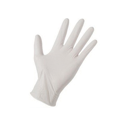 23592-110 Extra Grip Disposable Gloves, XL, Natural Rubber Latex, Powdered, Off-White