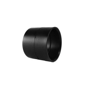 Charlotte Pipe ABS 00100 0800HA Pipe Coupling, 2 in, Hub, ABS, Black, SCH 40 Schedule