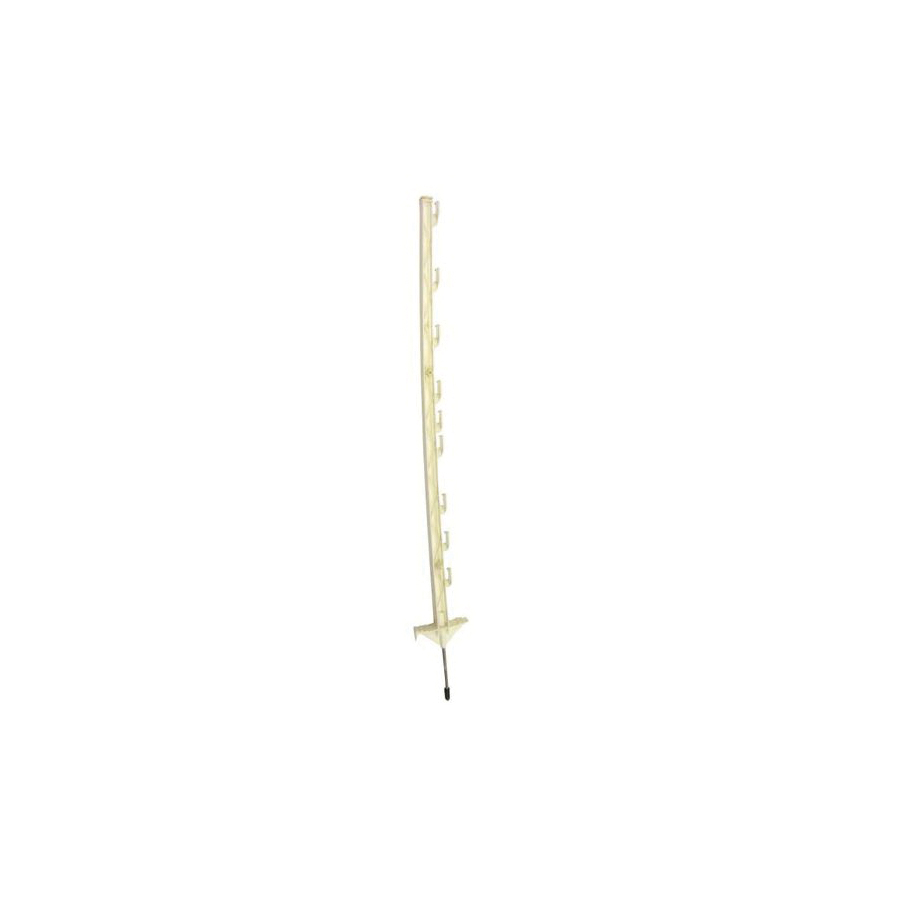 G72413 Tread-In Double Foot Post, 39 in OAH, Plastic, White