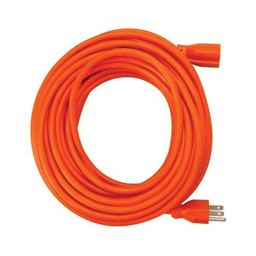 Master Electrician 02308ME Extension Cord, 16/3 AWG Cable, 50 ft L, 13 A, 125 V, Orange