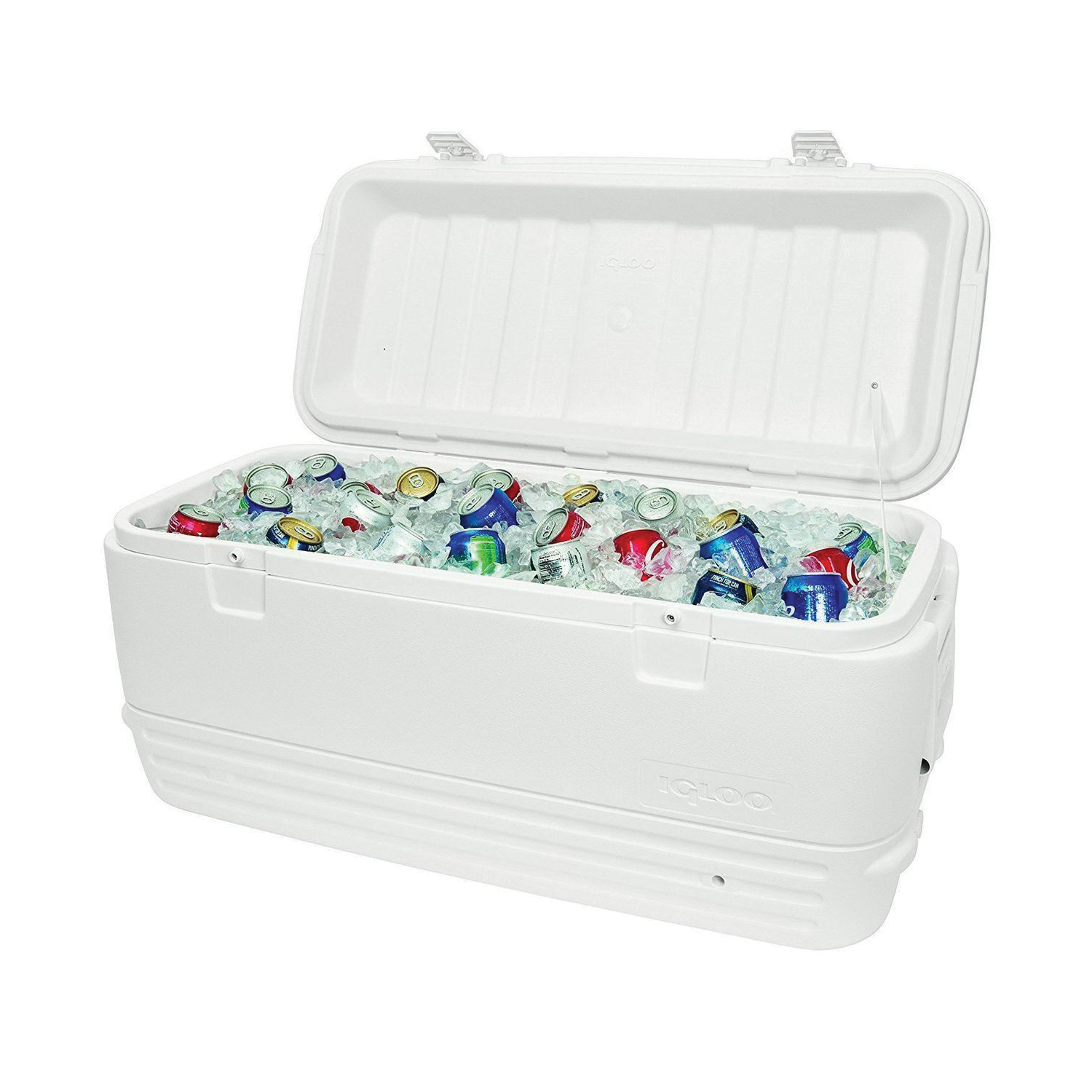 Igloo Polar Series 0044577 Chest Cooler, 120 qt Cooler, HDPE, White, 5 days Ice Retention - 2