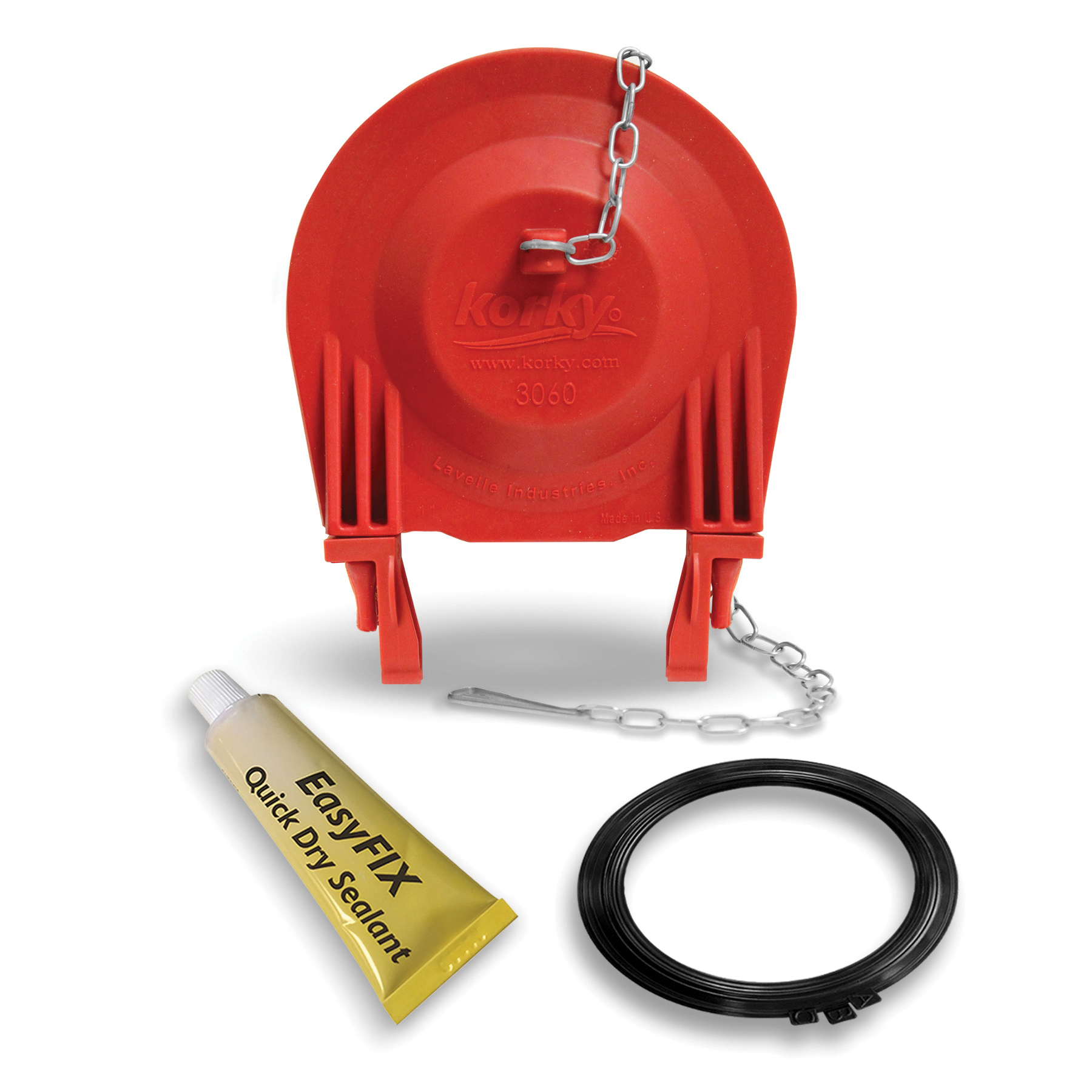 Korky 3003BP Flush Valve Repair Kit, For: 3 in Flush Valves