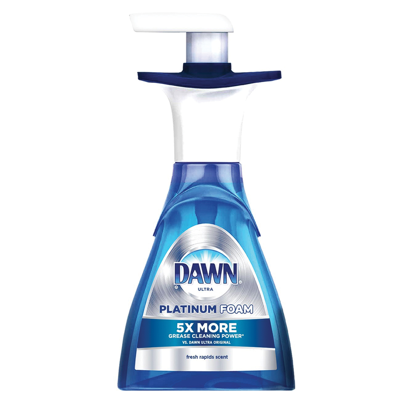 Dawn Platinum 22419 Dishwashing Foam, 10.1 oz, Foam, Fresh Rapids, Clear