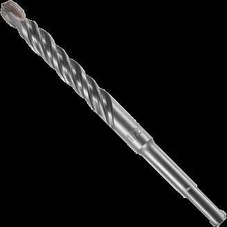 HC2081 Hammer Drill Bit, 1/2 in Dia, 6 in OAL, Optimized Flute, 4-Flute, 25/64 in Dia Shank, SDS Plus Shank
