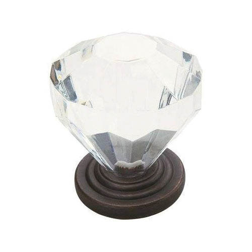 Classics Series 14303ORB Cabinet Knob, 1-3/8 in Projection, Acrylic/Zinc, Oil-Rubbed Bronze