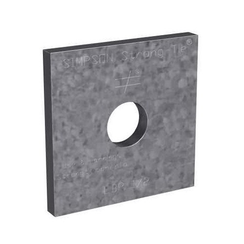 LBP 1/2 Bearing Plate, Steel, Galvanized