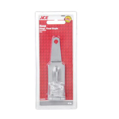 Hinge Hasp, Ace, Zinc, Fixed Staple - 3