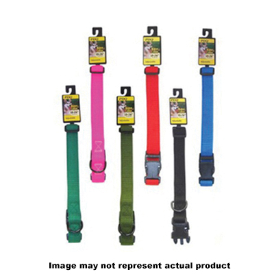 2958002 Adjustable Dog Collar, 18 to 26 in L, 1 in W, Nylon, Blue