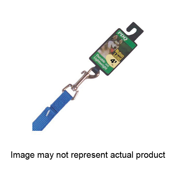 2930002 Dog Lead, 48 in L, 5/8 in W, Nylon, Blue