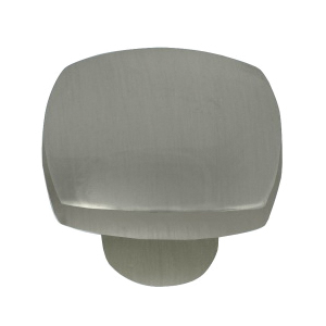 Aventura Series 74428 Cabinet Knob, 1.2 in Projection, Zinc, Satin Nickel