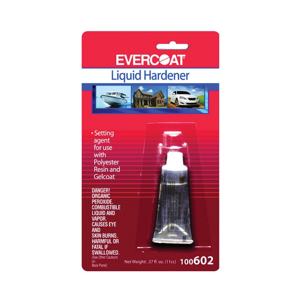 Evercoat 100602 Liquid Hardener, Plastic, 11 cc Squeeze Tube - 1