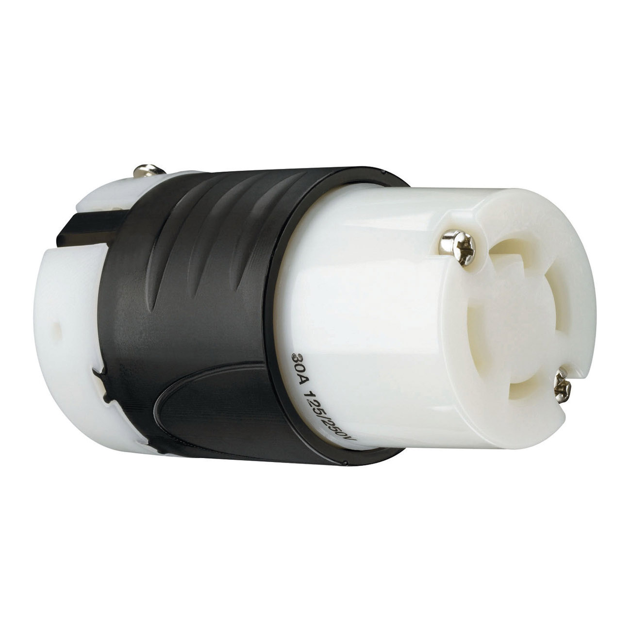 Pass & Seymour Turnlok L1430C Locking Connector, 2 -Pole, 30 A, 125/250 V, Screw, IP20, NEMA: NEMA L14-30R