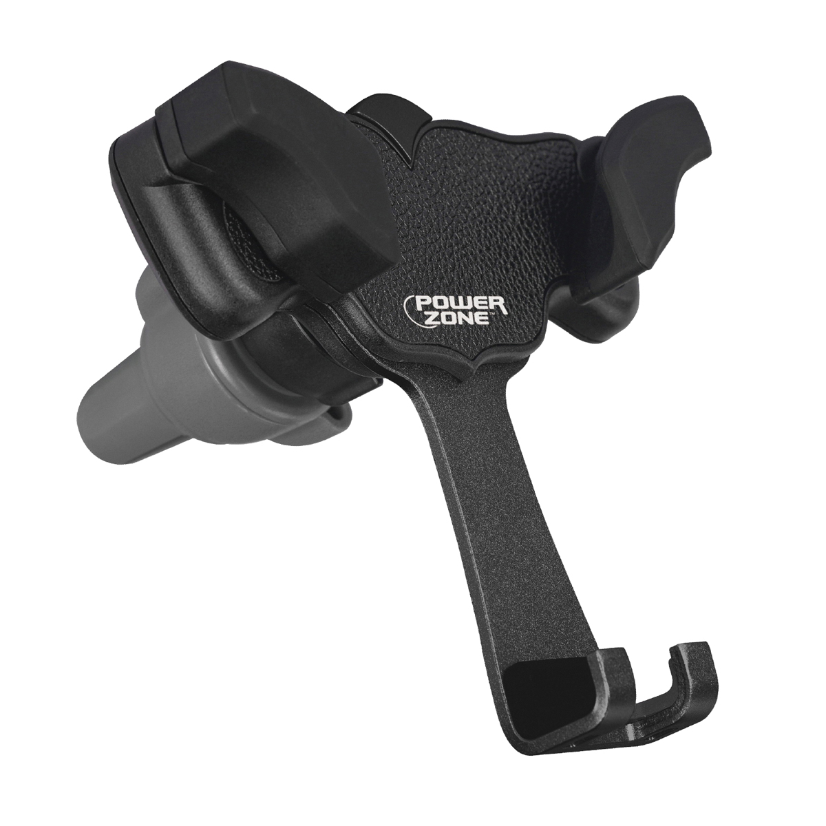 KL-038C Car Cell Phone Holder, ABS/Aluminum Alloy, Black