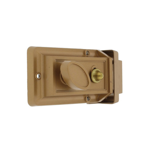 Ultra Security 43300 Deadbolt, Brass, Y1 Keyway, 1-3/8 to 2-1/2 in Thick Door