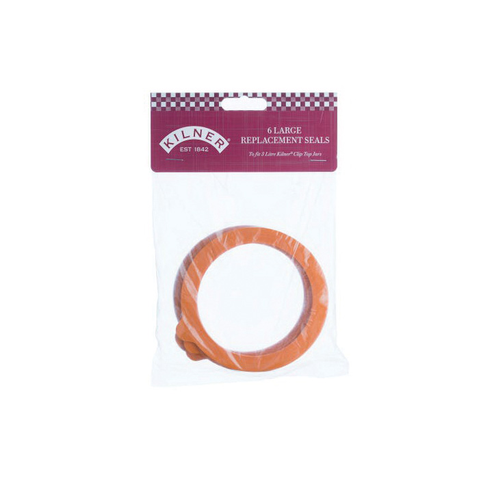 KILNER 25.501 Replacement Seal, 140 mm ID x 215 mm OD Dia, Rubber, For: 3 L Jars - 2