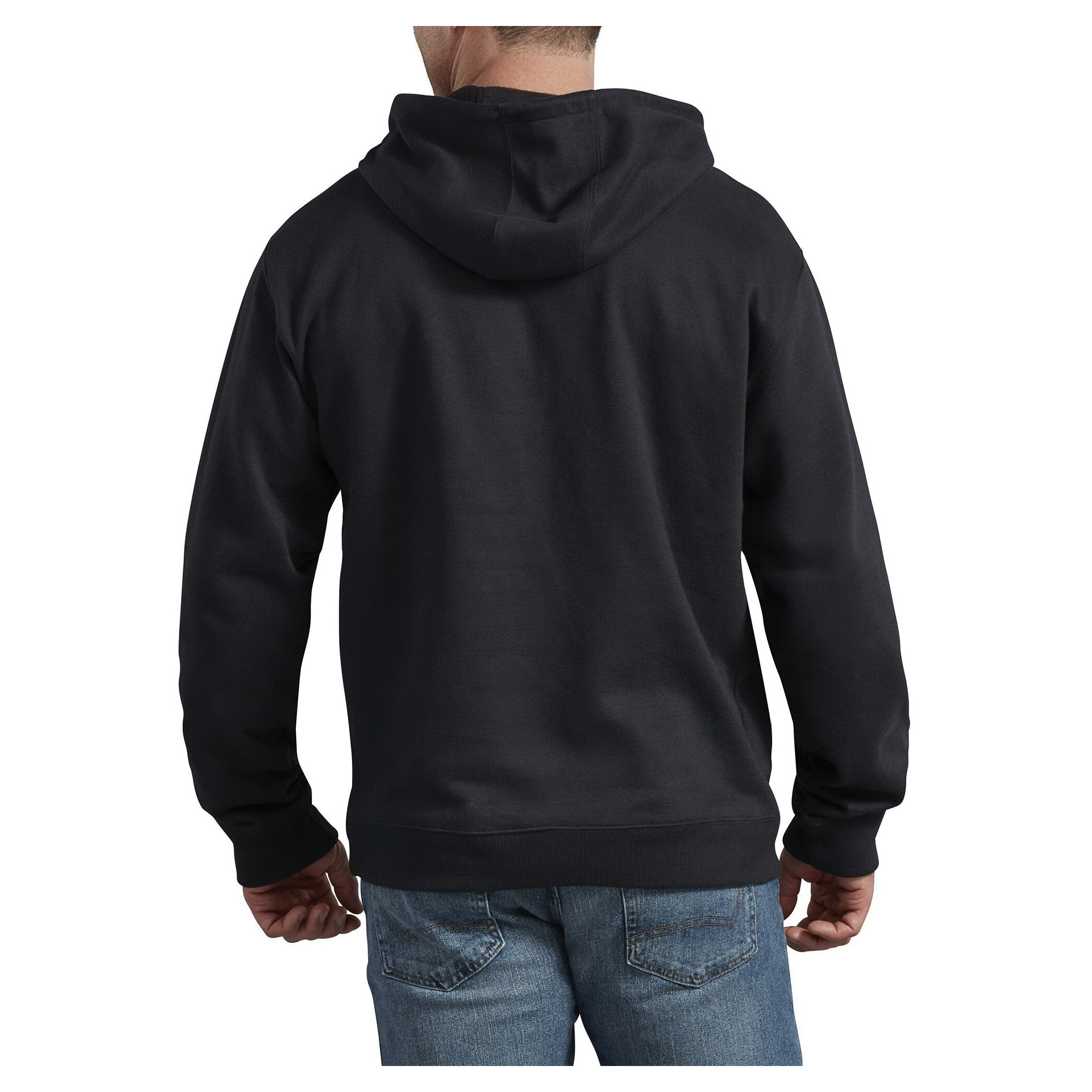 Dickies TW292-BK-L Pullover Hoodie, L, Cotton/Polyester, Black