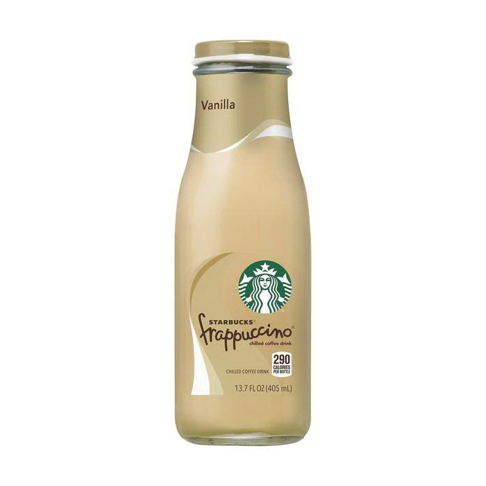 Starbucks 88159 Chilled Frappuccino, Vanilla, 13.7 oz, Bottle