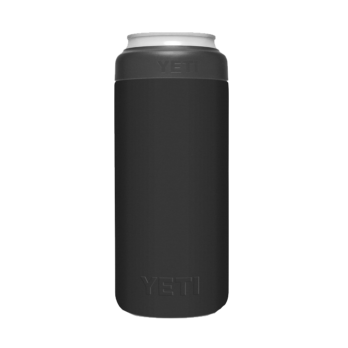 YETI Rambler 21070090039 Colster Can Insulator, 12 oz Can/Bottle, 18/8 Stainless Steel, Black - 2
