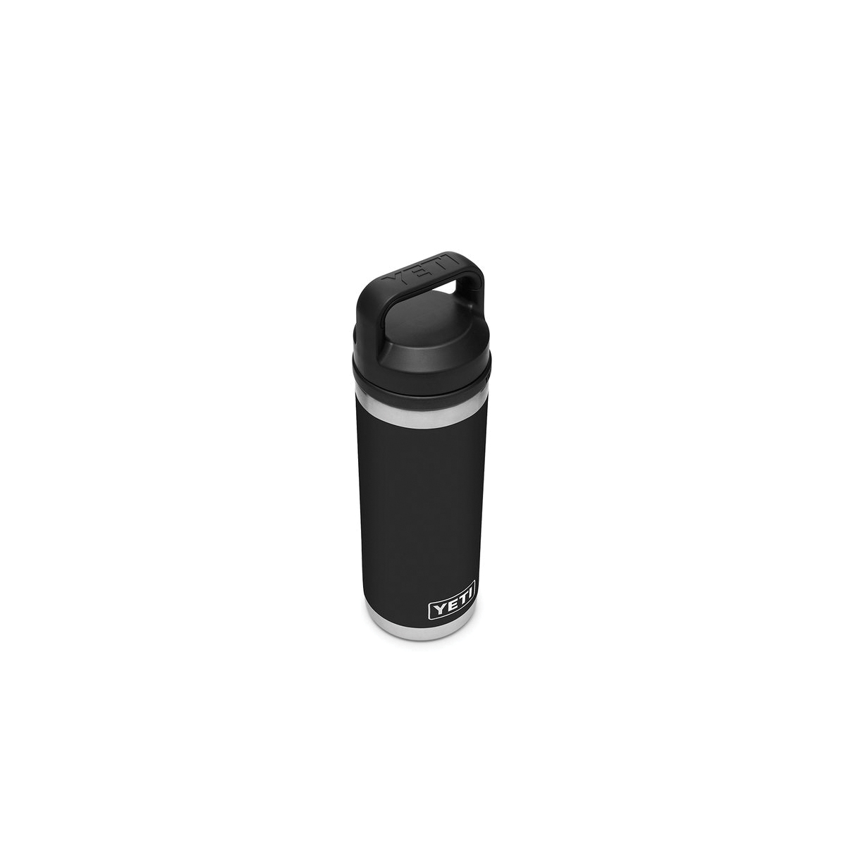 YETI Rambler 21071060018 Vacuum Bottle with Chug Cap, 18 oz Capacity, Stainless Steel, Black - 4