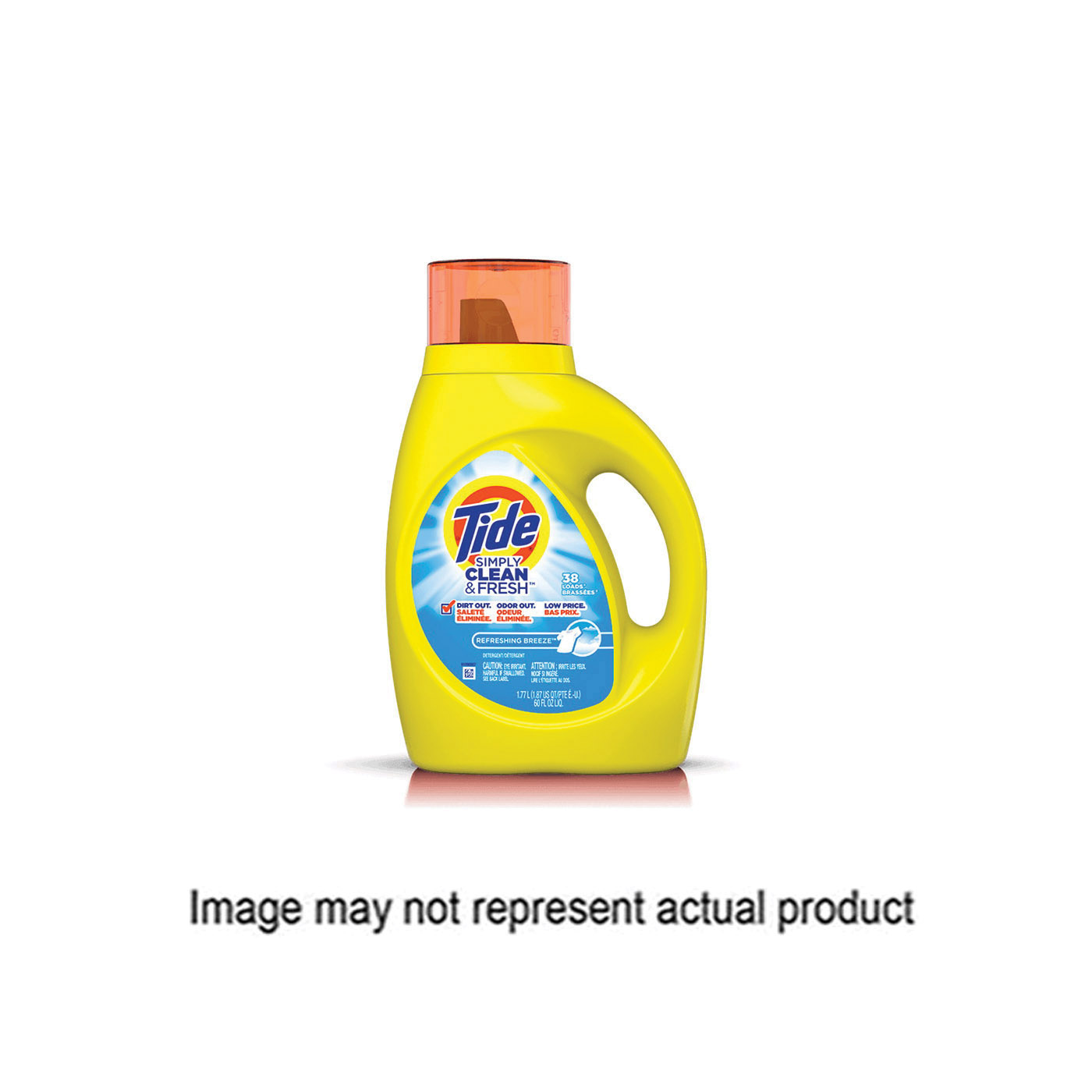 44105 Laundry Detergent, 31 oz, Liquid, Refreshing Breeze