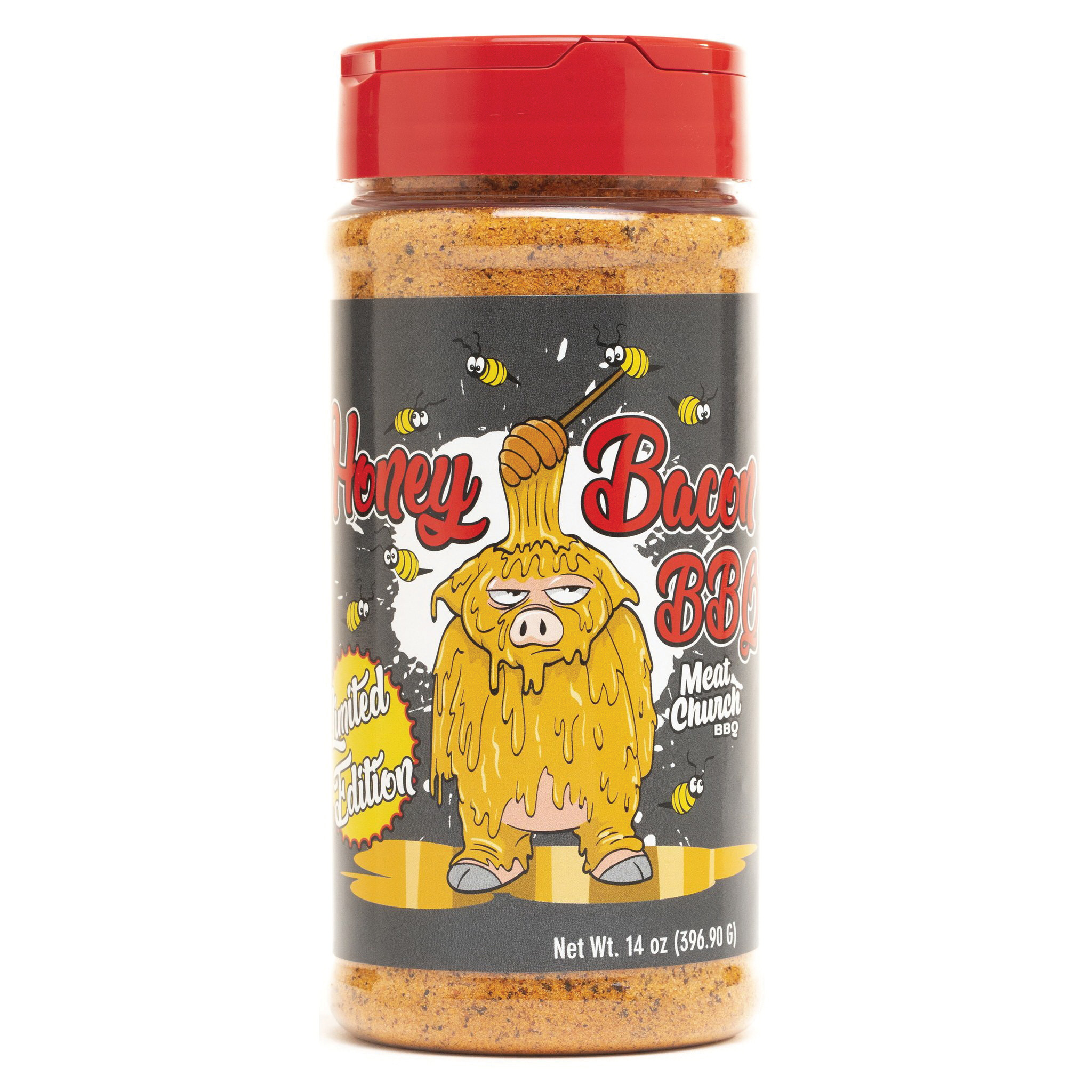 Honey Bacon BBQ Rub, Meat Church BBQ, 14 oz Bottle - 3