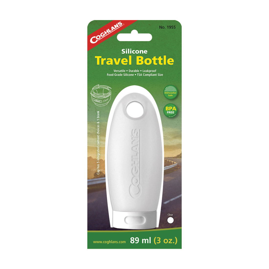 Travel Bottle for Liquid Toiletries and Food Products