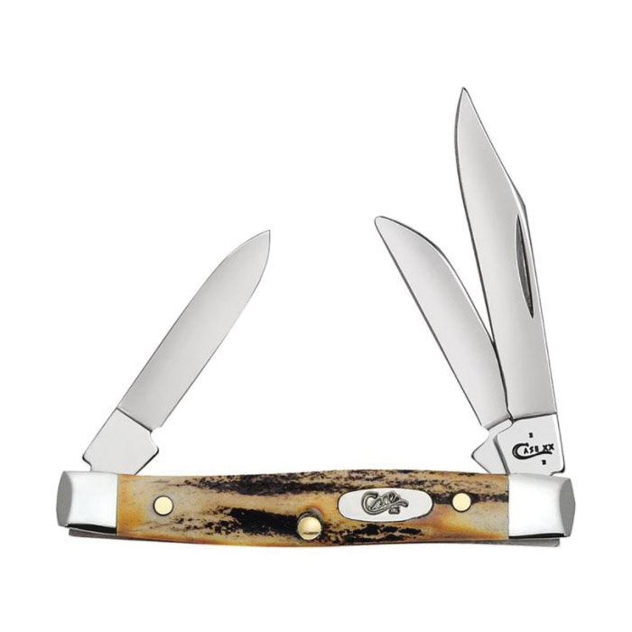 00178 Stockman Pocket Knife, 2, 1.5, 1.49 in L Blade, High Carbon Stainless Steel Blade, 3-Blade