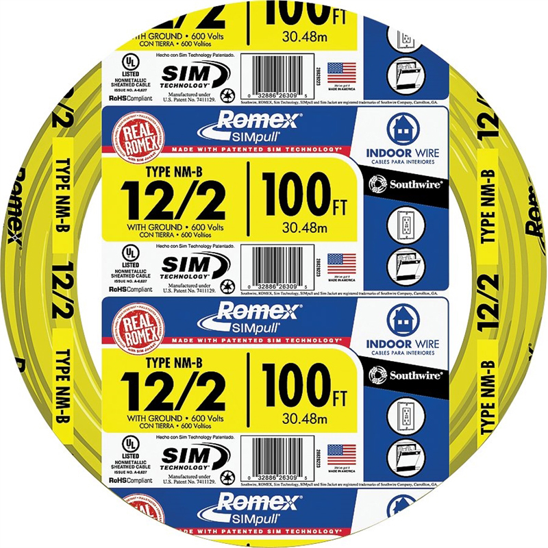 Romex 12/2NM-WGX100