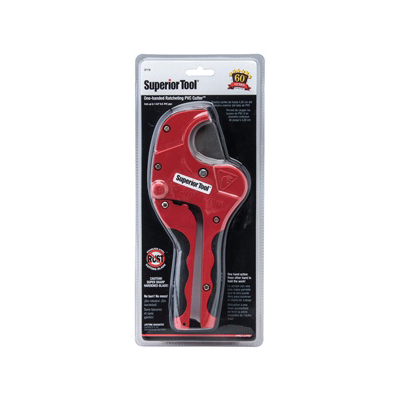 Superior Tool 37118 Pipe Cutter, 1-5/8 in Max Pipe/Tube Dia, 1 in Mini Pipe/Tube Dia, Stainless Steel Blade