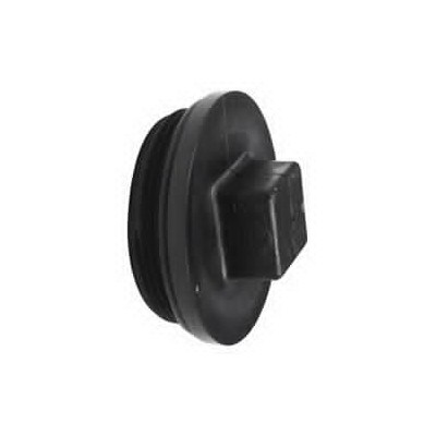 103052SBC Threaded Plug, 2 in, MNPT, ABS, Black, SCH 40 Schedule