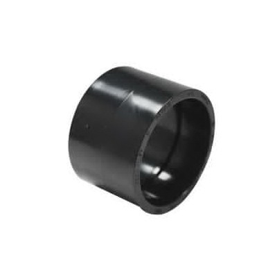 103001BC Pipe Coupling, 1-1/2 in, Hub, ABS, Black, SCH 40 Schedule