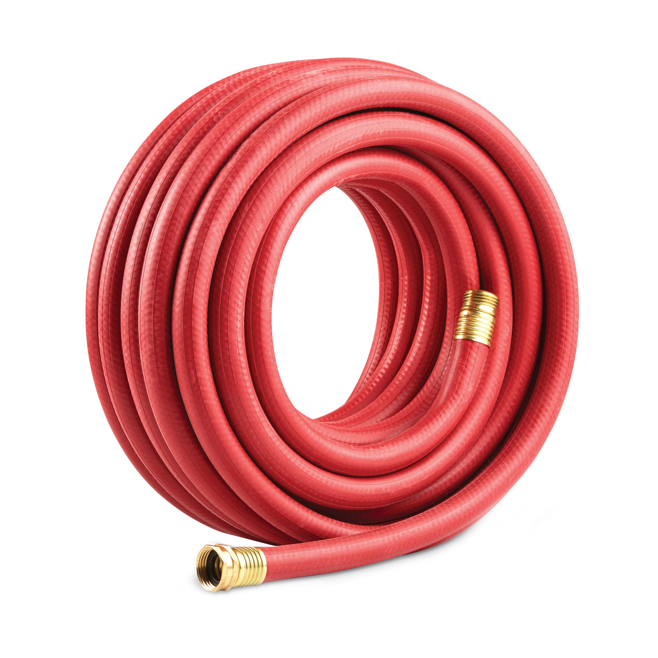 818571-1001 Professional Hose, 3/4 in, 75 ft L, GHT, Brass/Metal/Rubber, Red