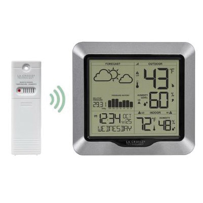 La Crosse 308-1417 Weather Station, LCD Display, 32 to 99 deg F, 10 to 99 %, 300 ft - 3