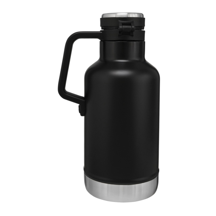 STANLEY 10-01941-064 Classic Easy Pour Growler, 64 oz Capacity, 18/8 Stainless Steel, Matte Black - 3