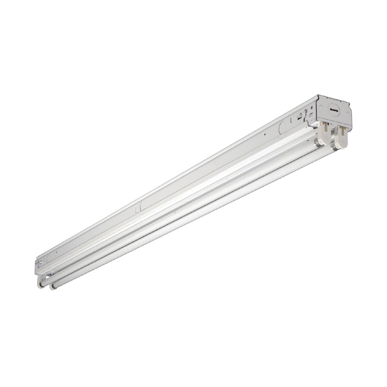 SNF Series WG/SNF-4FT-U Light Fixture Guard, White, 4 ft L Dimensions