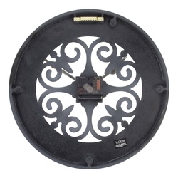 La Crosse BBB86491 Wall Clock, Round, Analog, Cast Iron Frame - 3