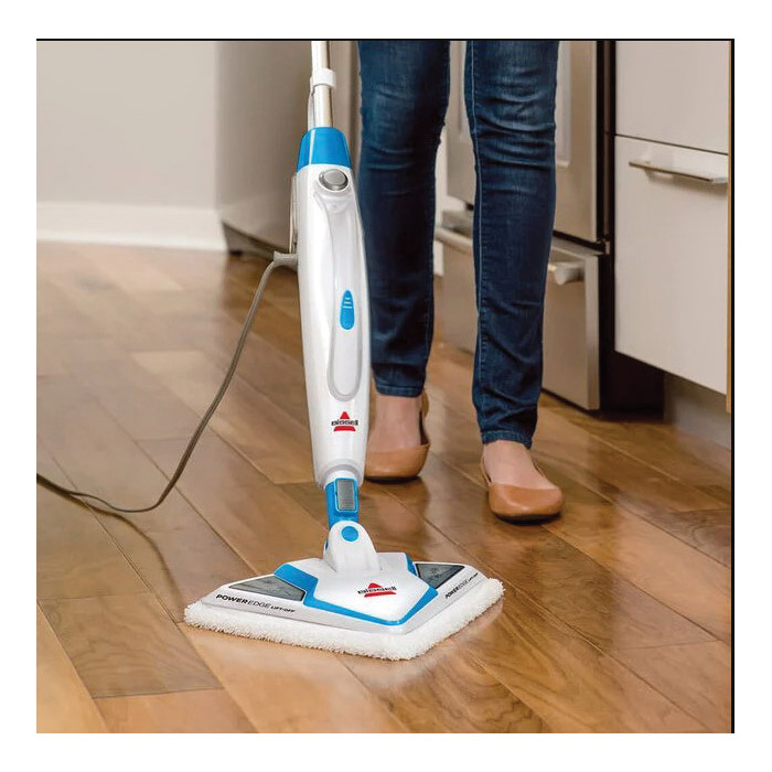 BISSELL PowerEdge 20781 2-in-1 Steam Mop, 1500 W, 10 oz Tank, Basanova Blue/White - 2