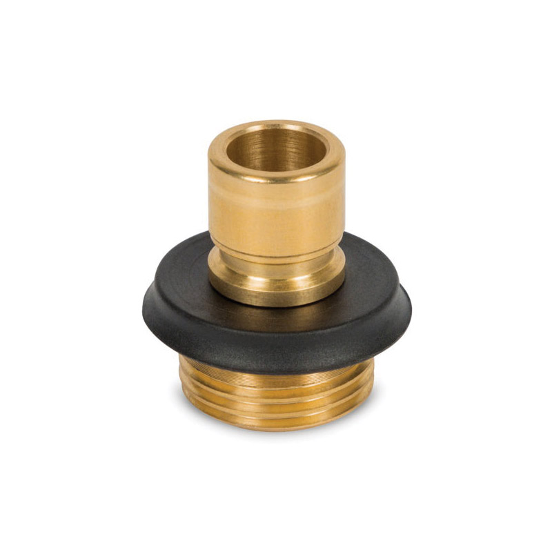 871514-1001 Quick Connect Set with Shut Off, Male Threaded, Metal/Rubber