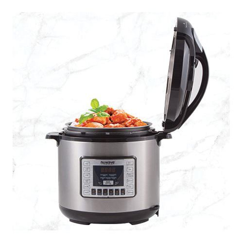 NUWAVE Nutri-Pot 33201 Digital Pressure Cooker, 8 qt Capacity, 1200 W, Touch Control, Stainless Steel, 15 in L - 3