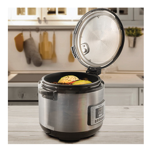 NUWAVE Nutri-Pot 33501 Digital Pressure Cooker, 13 qt Capacity, 1800 W, Touch Control, Stainless Steel, 17.8 in L - 2