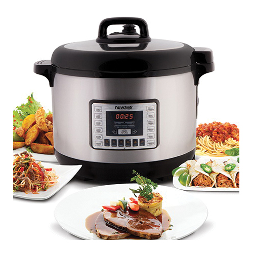 NUWAVE Nutri-Pot 33501 Digital Pressure Cooker, 13 qt Capacity, 1800 W, Touch Control, Stainless Steel, 17.8 in L - 3