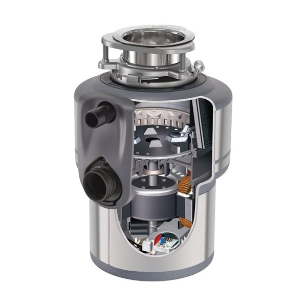 InSinkErator Evolution Excel Series 78234 Garbage Disposal, 40 oz Grinding Chamber, 1 hp Motor, 120 V, Stainless Steel - 5