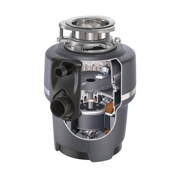 InSinkErator 78238 Garbage Disposal, 34.6 oz Grinding Chamber, 0.75 hp Motor, 120 V, Stainless Steel, Black/Gray - 3