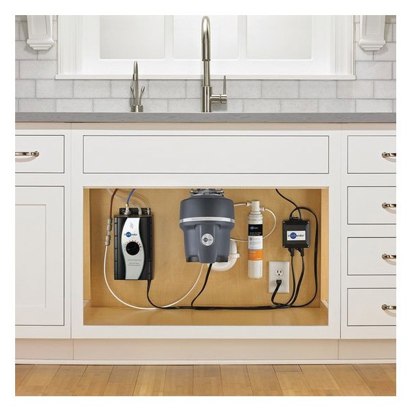 InSinkErator 78238 Garbage Disposal, 34.6 oz Grinding Chamber, 0.75 hp Motor, 120 V, Stainless Steel, Black/Gray - 4