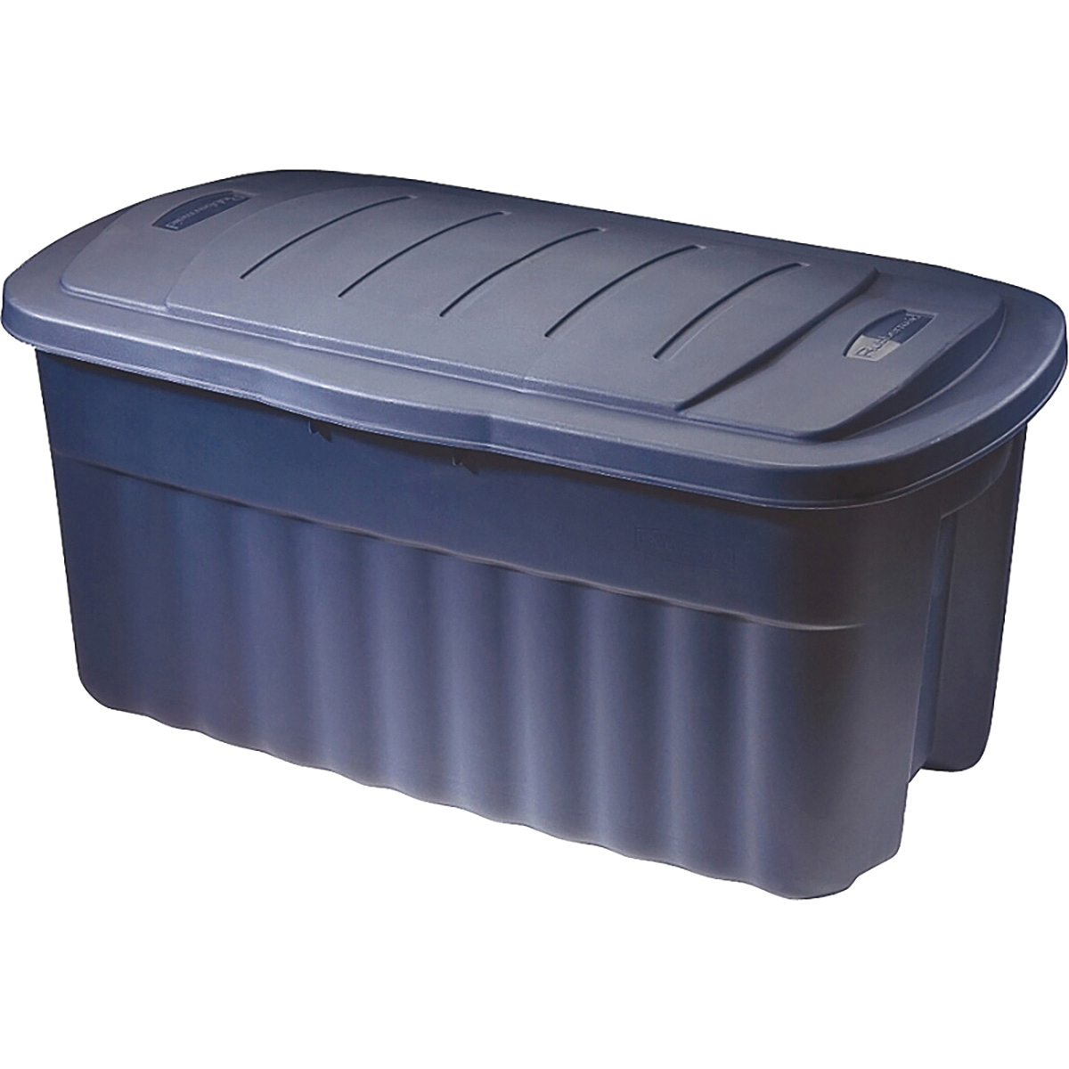 RMRT400001 Storage Container, Polyethylene, Dark Indigo, 36.9 in L, 21.3 in W, 18.3 in H