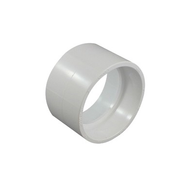 193002 Coupling, 2 in, Hub, PVC, White, SCH 40 Schedule