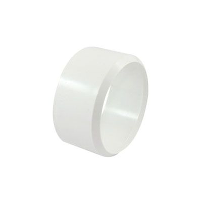 412841BC Pipe Adapter Sleeve, 3 in, Spigot x Hub, PVC, White
